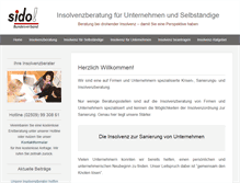 Tablet Screenshot of firmen-insolvenz-beratung.de